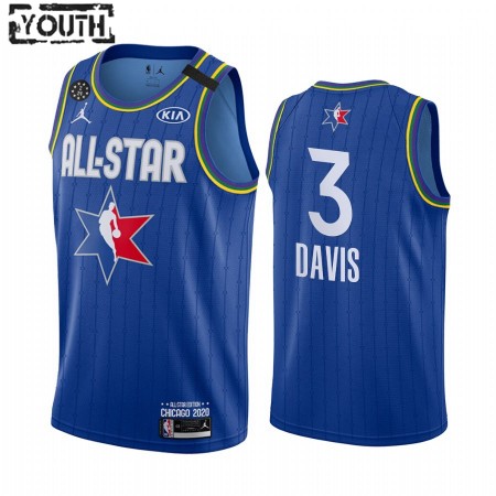Maglia NBA Los Angeles Lakers Anthony Davis 3 2020 All-Star Jordan Brand Blu Swingman - Bambino